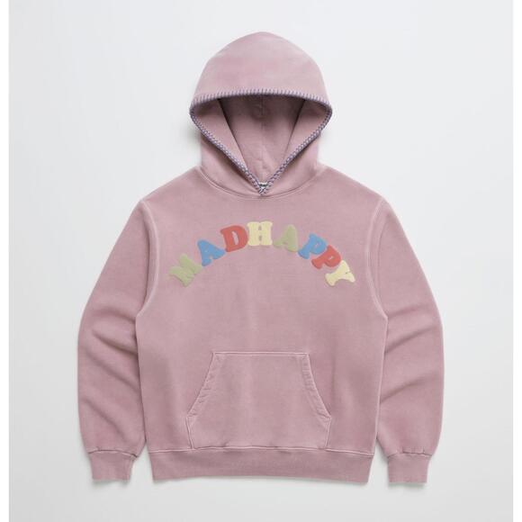 Madhappy Tops - MadHappy Pink Hoodie with Multicolor Logo